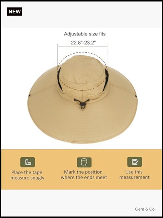 Women Super Wide Brim Sun Hat UPF50+ Waterproof Bucket Hat for Fishing Hiking